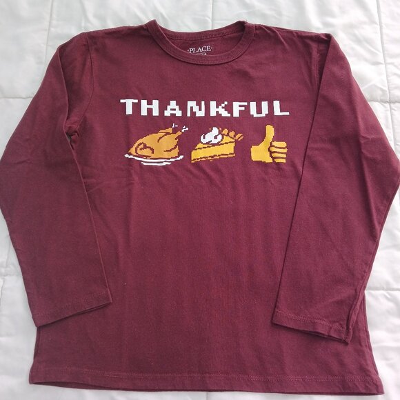 Place Thanksgiving Shirt Unisex size 7/8 - Picture 1 of 4